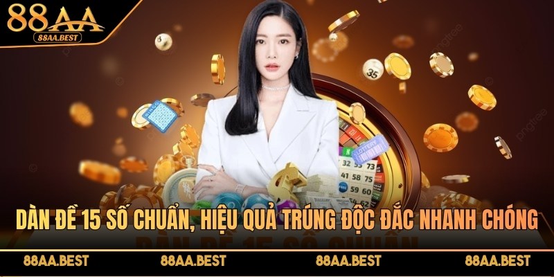 Dàn đề 15 số chuẩn, hiệu quả trúng nhanh chóng